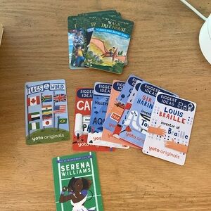 bundle of yoto cards.